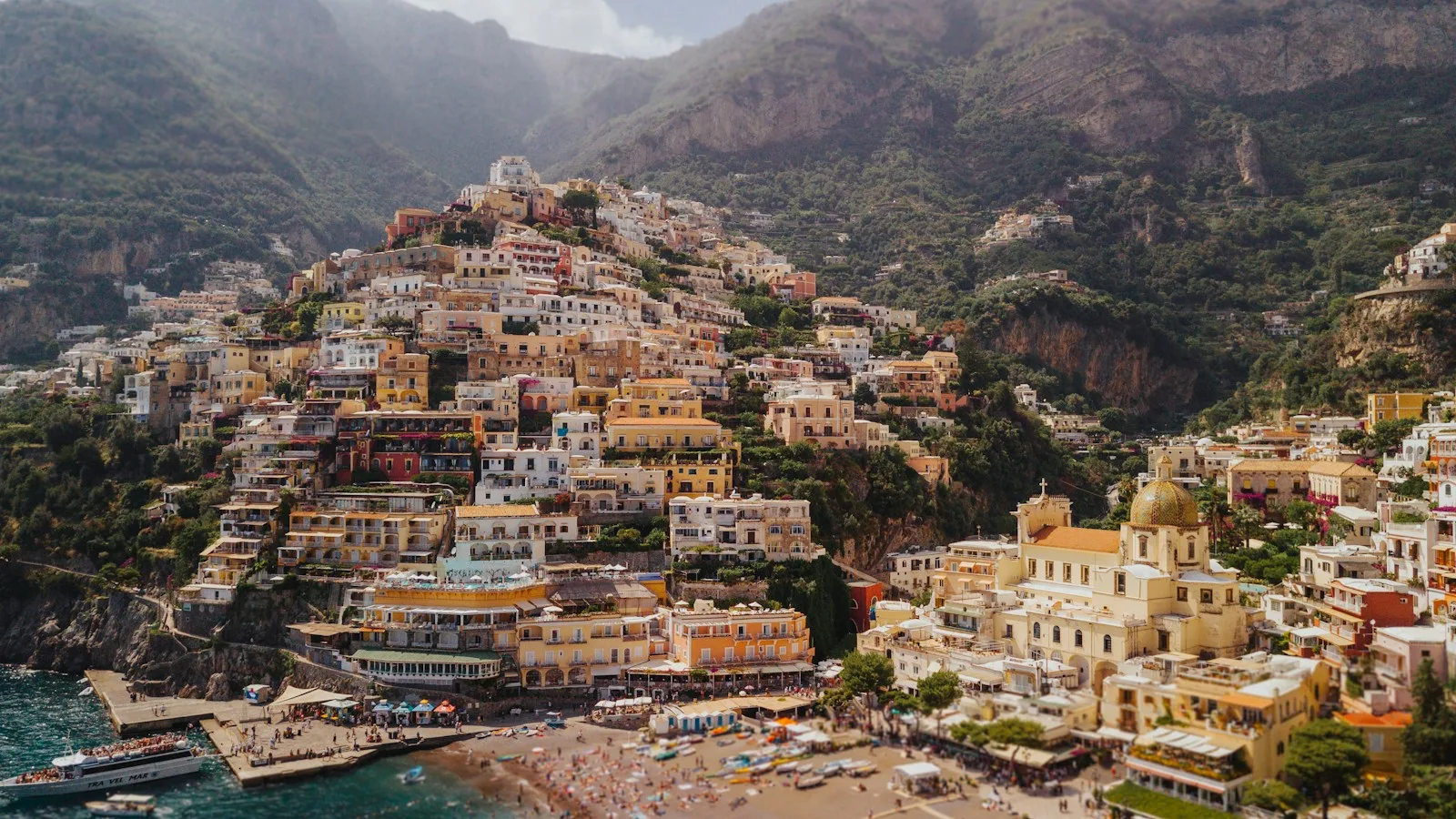 La descente vers Positano