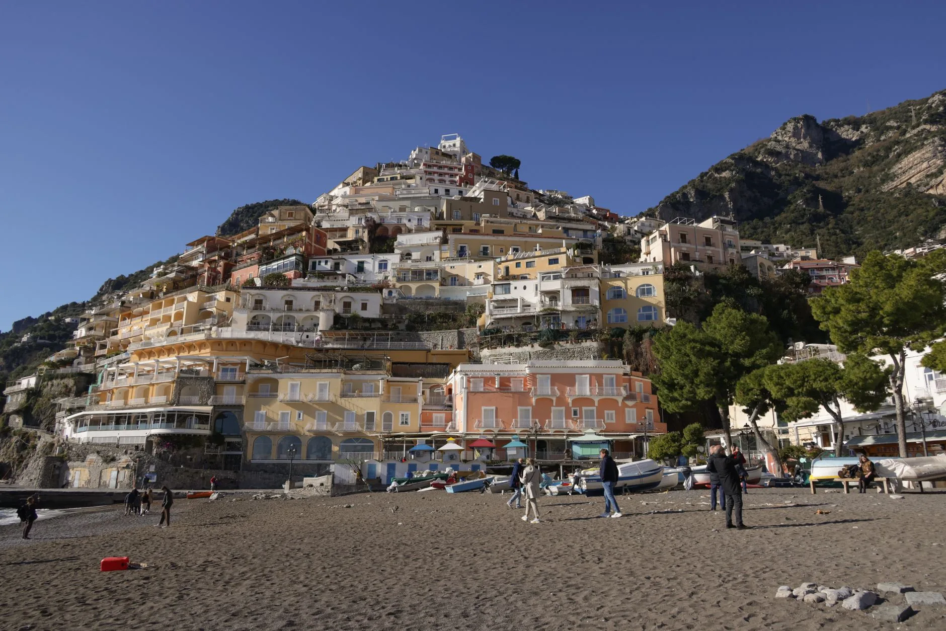 Spiaggia Grande et la descente vers la mer